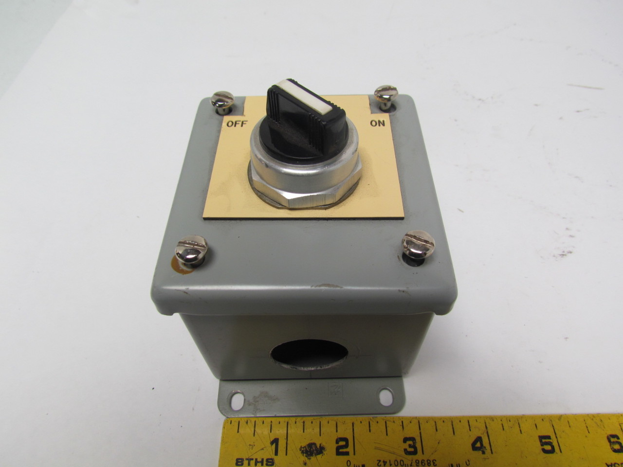 AB 800H2 2 Position Selector Switch w/Hoffman E1PB Enclosure eBay