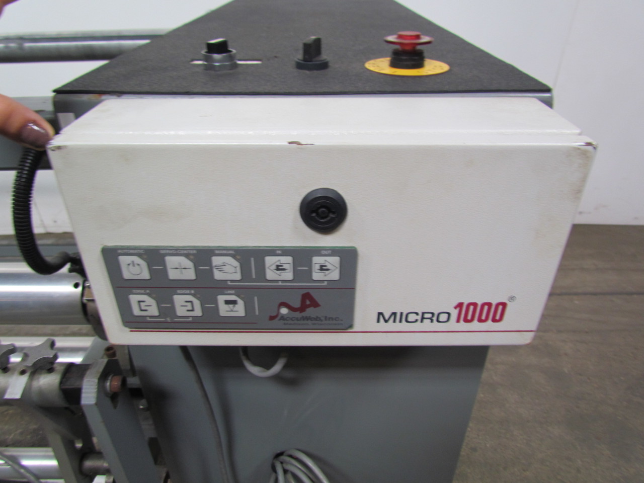 Reliant Converting Equipment 60" Unwind Module w/Micro 1000  Guide Controller eBay