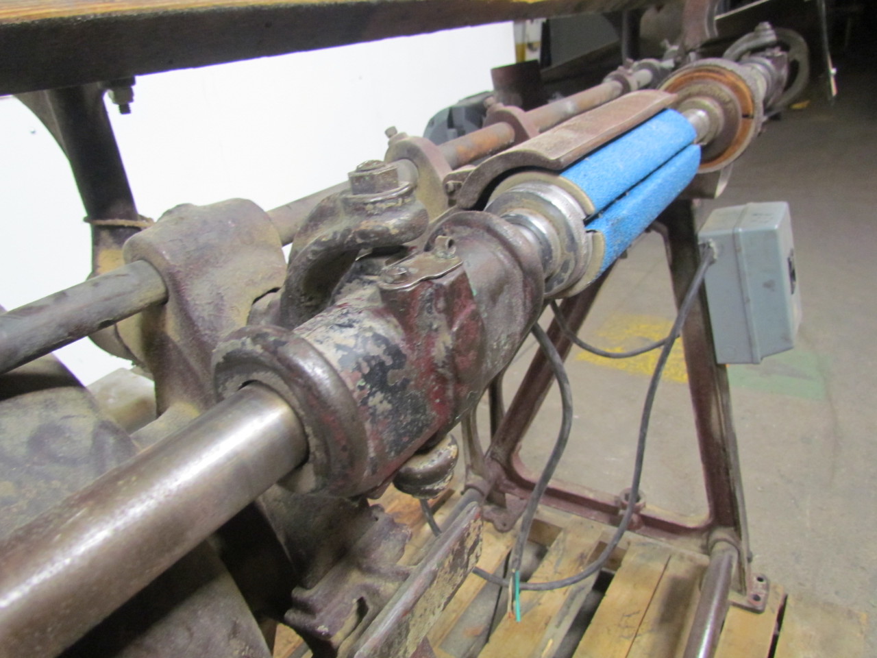 Vintage Drum Sander Floor Model 1730RPM motor 220VAC1PH 60HZ Multidrum