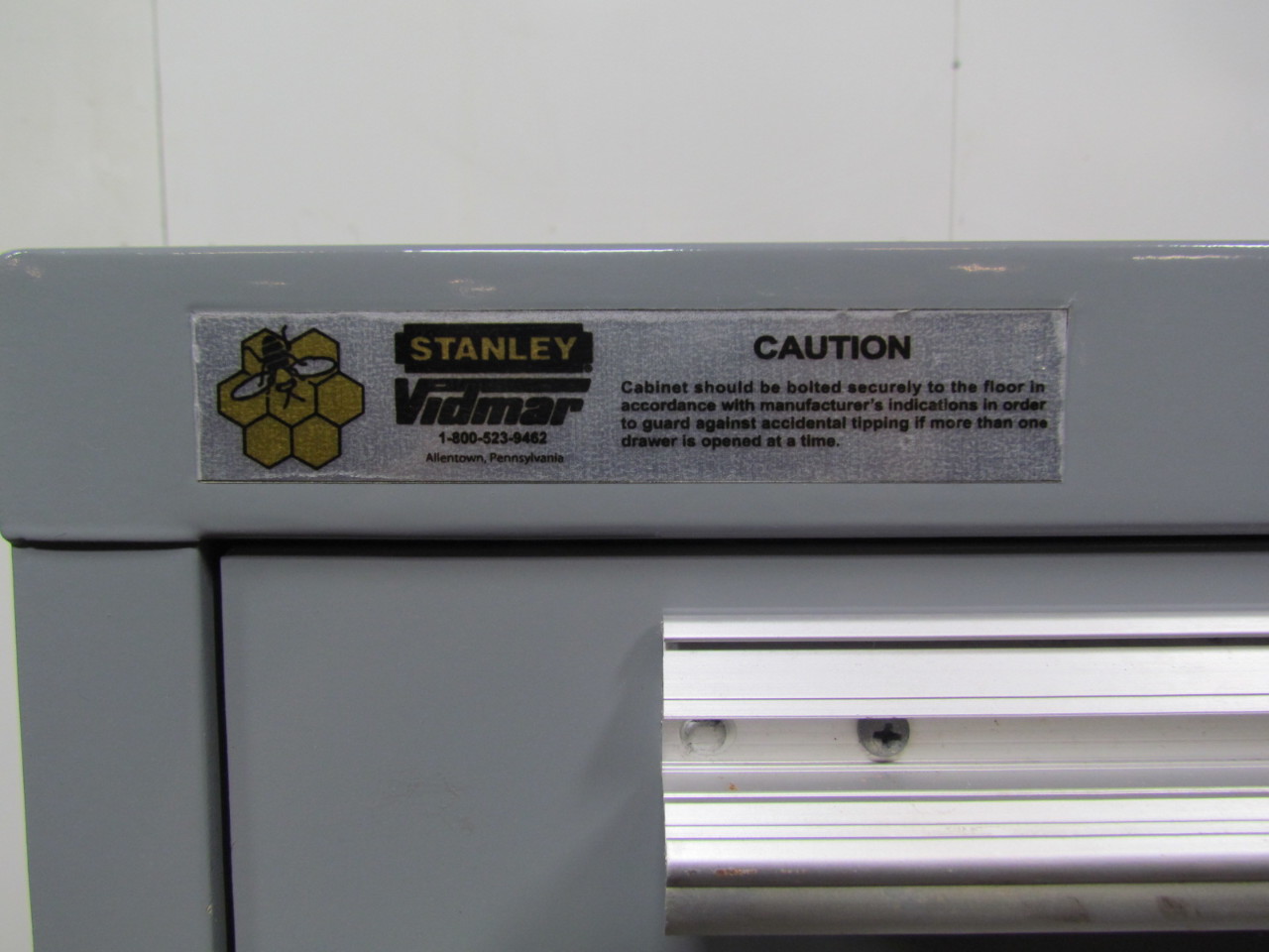 Vidmar Stanley 10 Drawer Steel Industrial Tool Parts Storage