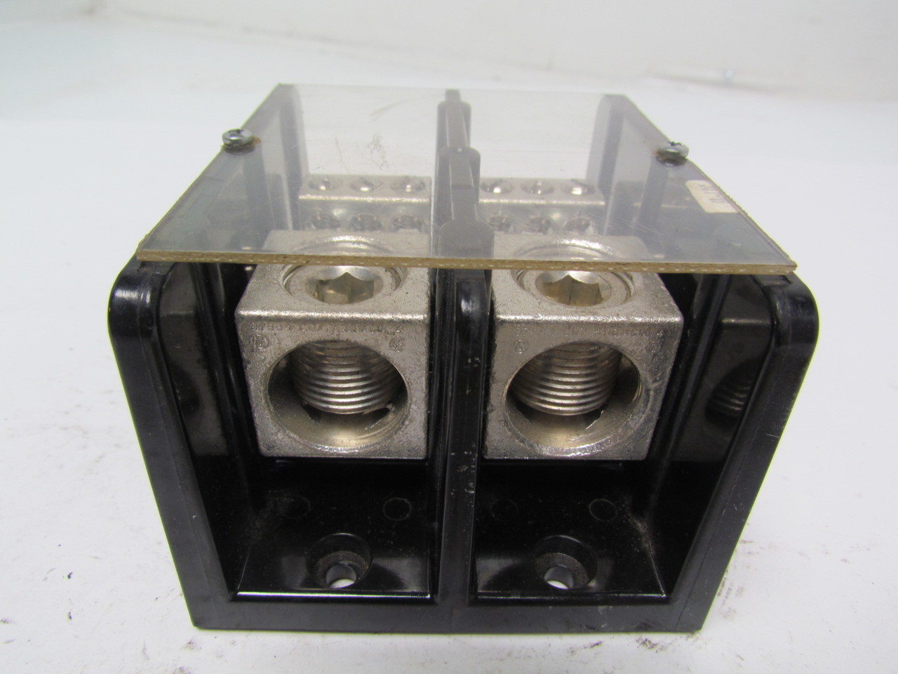 Square D 9080 LBC263106 Power Distribution Block with cover 2P 380 Amp