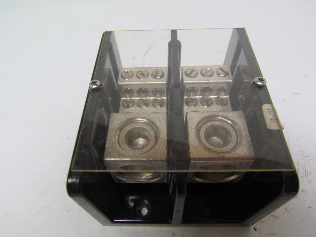 Square D 9080 LBC263106 Power Distribution Block with cover 2P 380 Amp