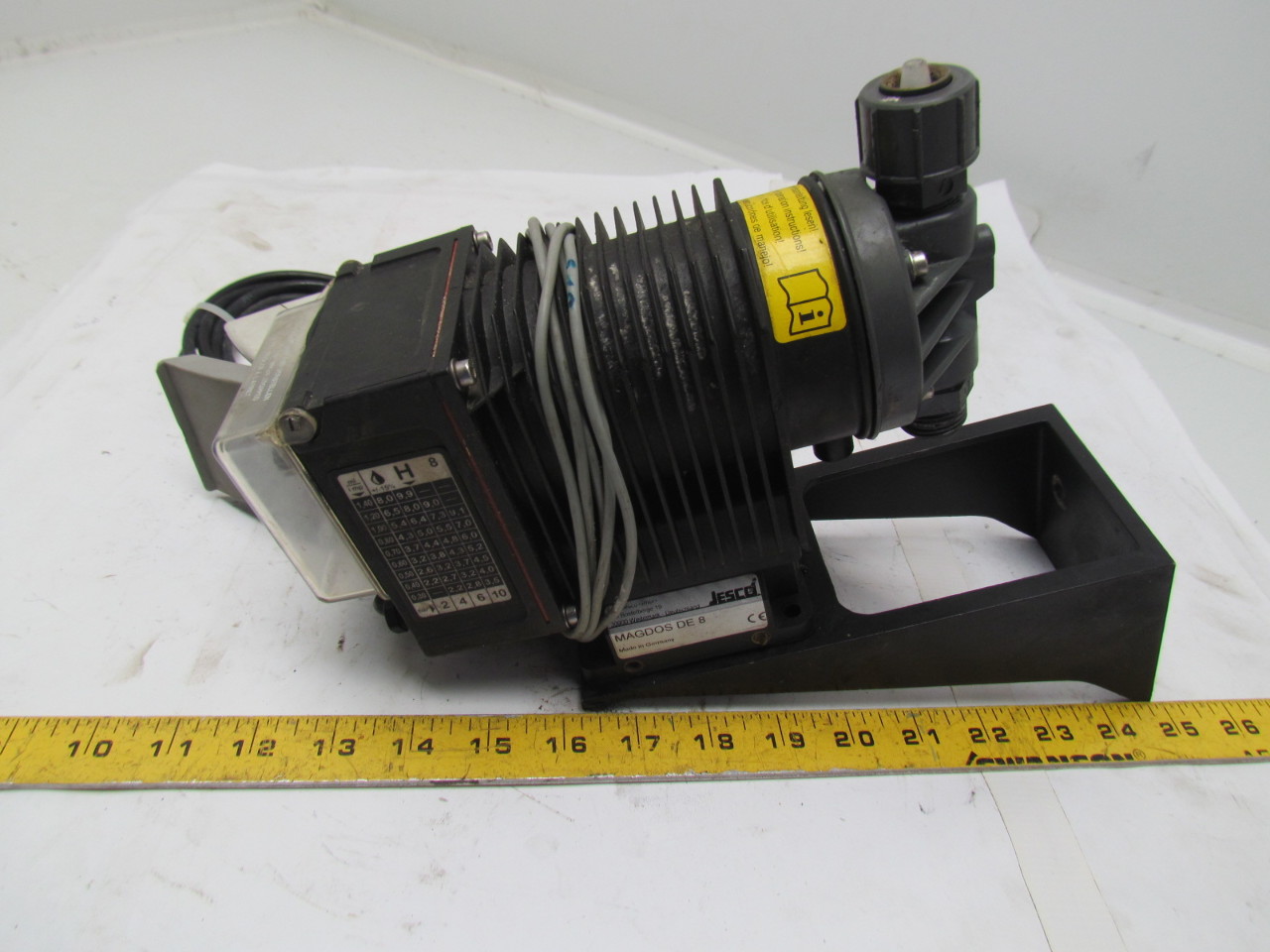 Jesco DE 8 Solenoid Diaphragm Dosing Pump 230V 30W 50Hz Chemical Pump