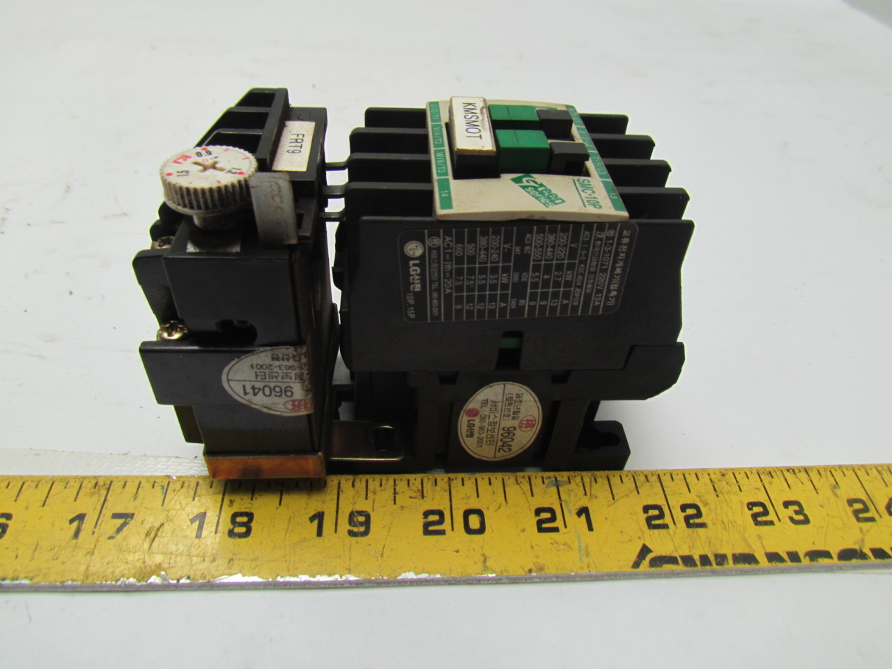 LG SMC10P & SRH12 Starter Relay Contactor w/Over Load 1.2A