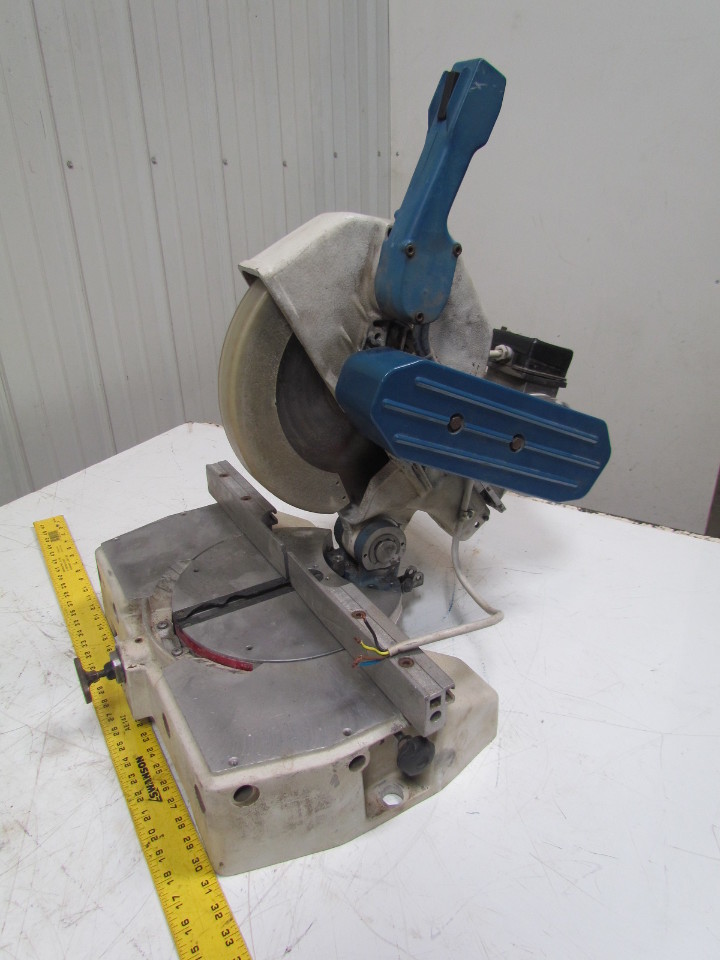 OMGA MEC300ST Industrial Miter Chop Saw 230/460V 3Ph 3400RPM 12" Blade