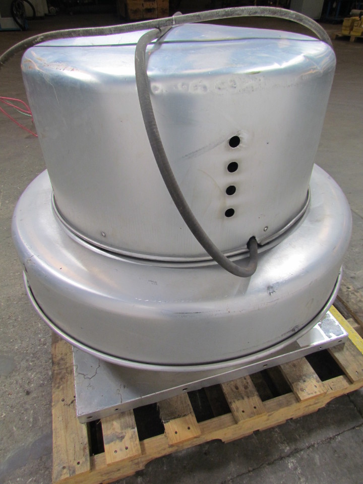 Greenheck GB240LHDXQD Roof Exhaust Fan Down Blast 24" Wheel Backward