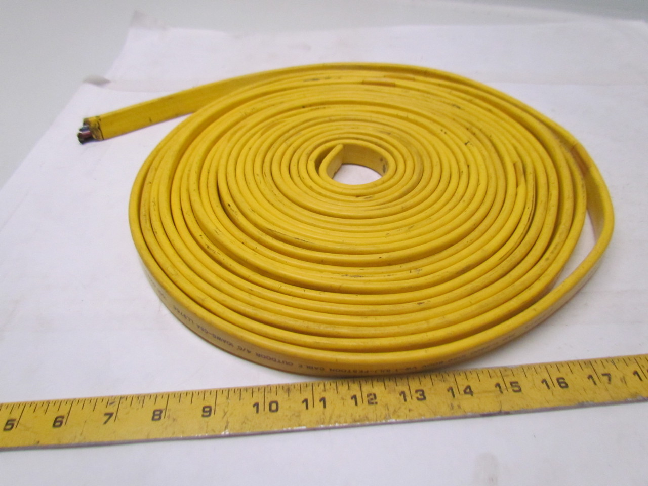 Festoon Crane Hoist Flat Wire Cable 4/10AWGCSA 600V 4 Conductor 41'