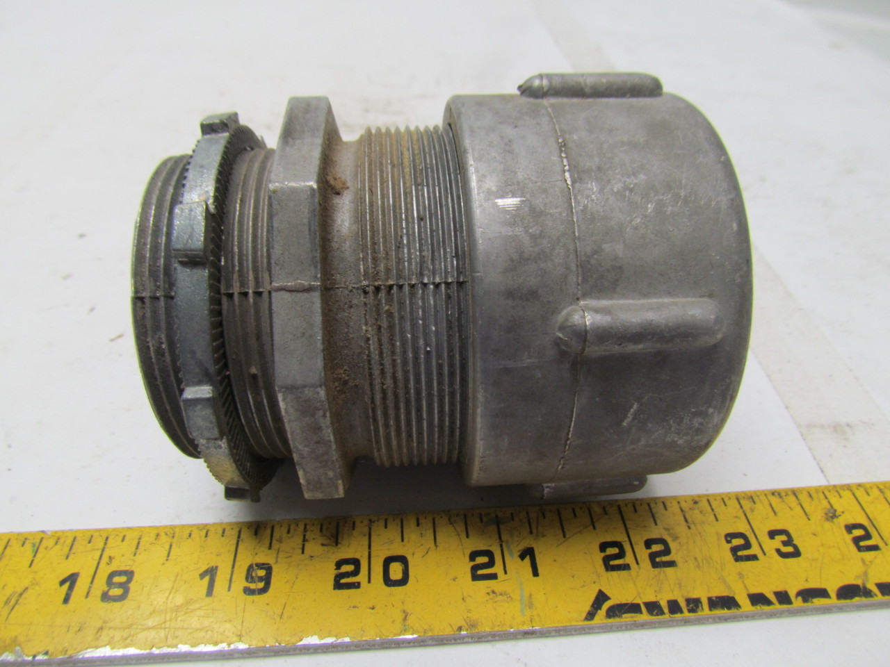 DuctOWire 13/4" Flat Cable Festoon Cord Grip 2"npt Male end Aluminum