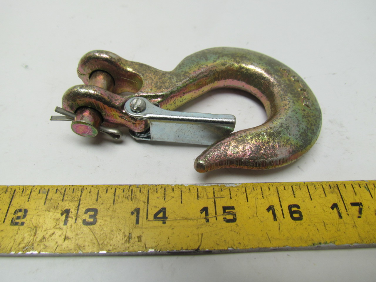 Alloy Steel 5/16" Clevis Winch Tow Chain Hook W/Spring Latch Lot