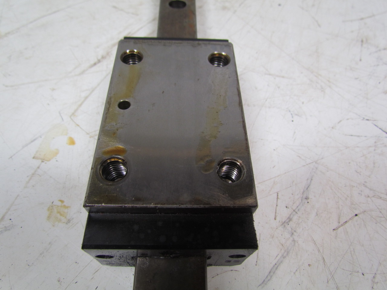 Rexroth Bosch STAR 35 Linear Guide Bearings W/1020mm Rail Hyundai Lathe