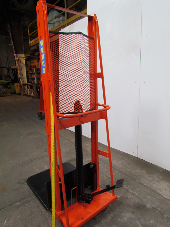 Wesco ESPL602424 Manual Hydraulic Lift Die Cart 1000 Lbs Capacity