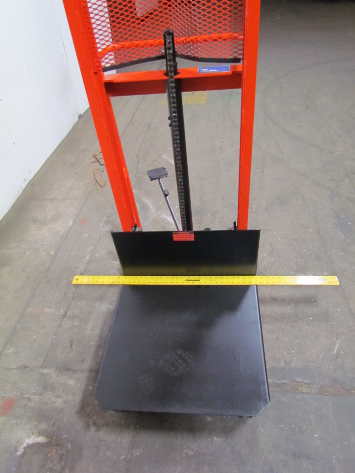 Wesco ESPL602424 Manual Hydraulic Lift Die Cart 1000 Lbs Capacity