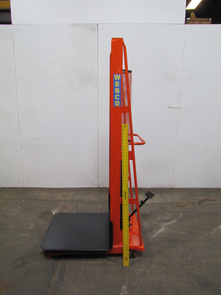 Wesco ESPL602424 Manual Hydraulic Lift Die Cart 1000 Lbs Capacity