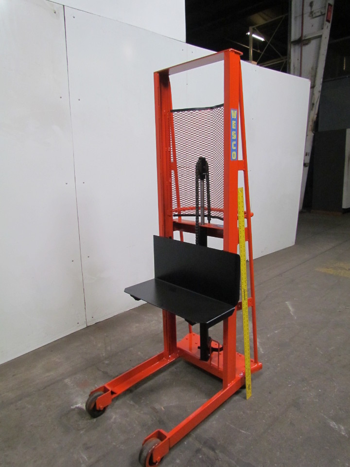 Wesco ESPL602424 Manual Hydraulic Lift Die Cart 1000Lbs Capacity