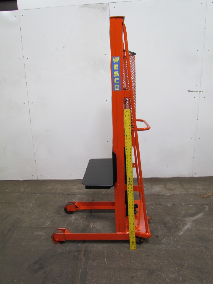 Wesco ESPL602424 Manual Hydraulic Lift Die Cart 1000Lbs Capacity