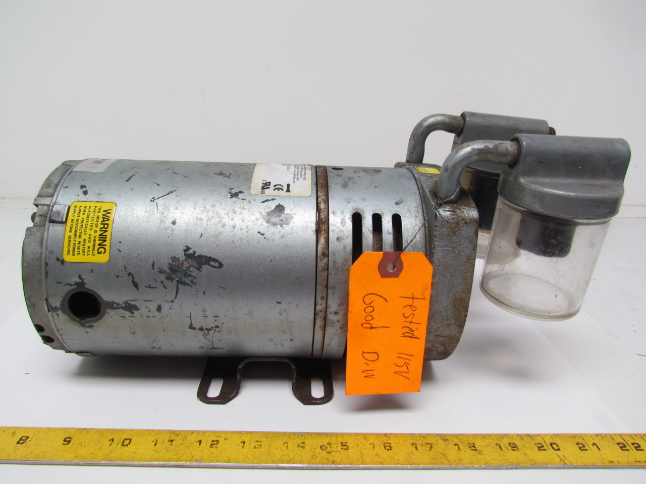 Gast Vacuum Pump 0523 Manual