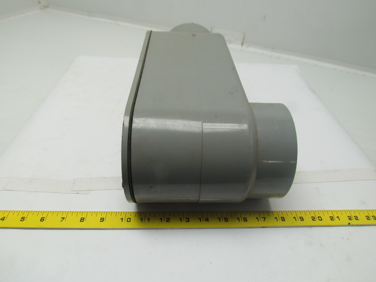 Kraloy LB40 4in PVC Sch 40 LB Glue on conduit Body Fitting