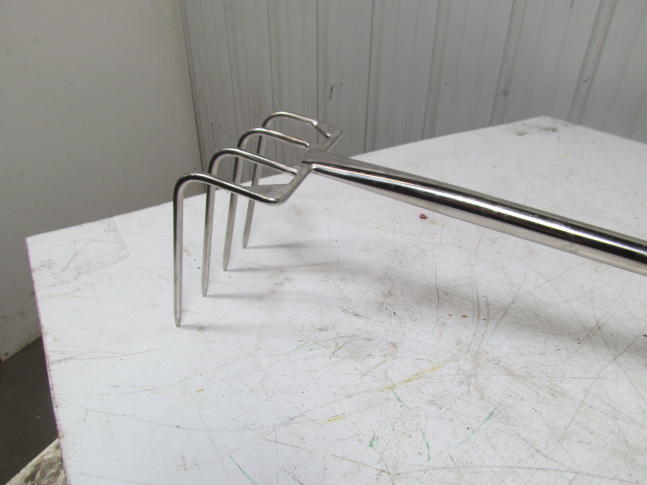 SS Stainless Steel Rake Fork NSF Food Grade 8"wide 60"long 9"deep good