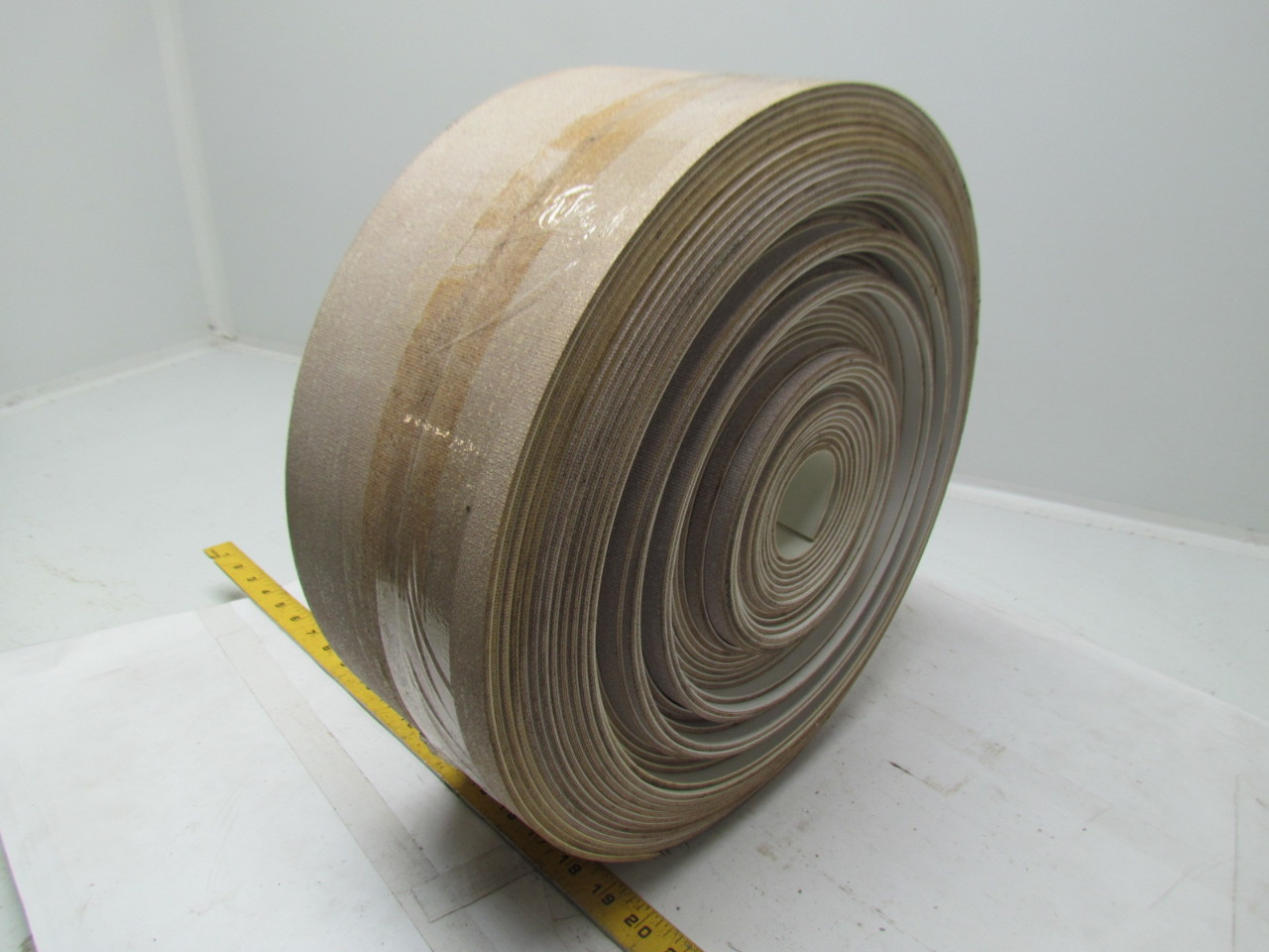 3 Ply White Smooth Top Rubber Conveyor Belt 103Ft X 51/2" 0.140" Thick