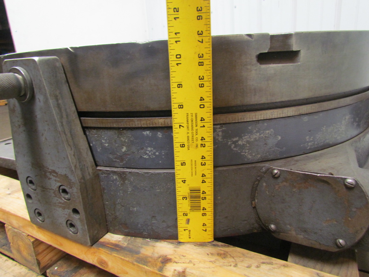 36" Rotary T Slot Table Heavy Duty For Milling Machine Manual Movement