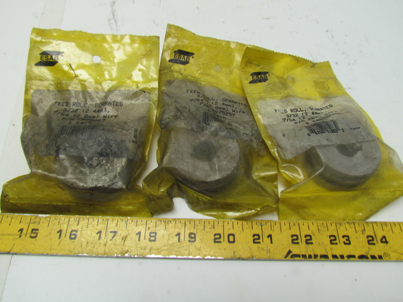 ESAB 2075257 Serrated MIG Welder Feed roller for 3/322.4mm & 7/642