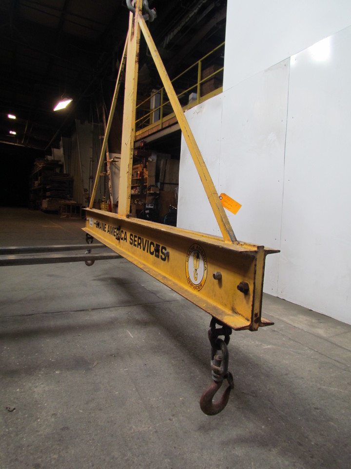 Crane America 5 Ton Spreader Bar w/Rigid Apex 77"&116" Spreds 11' Beam