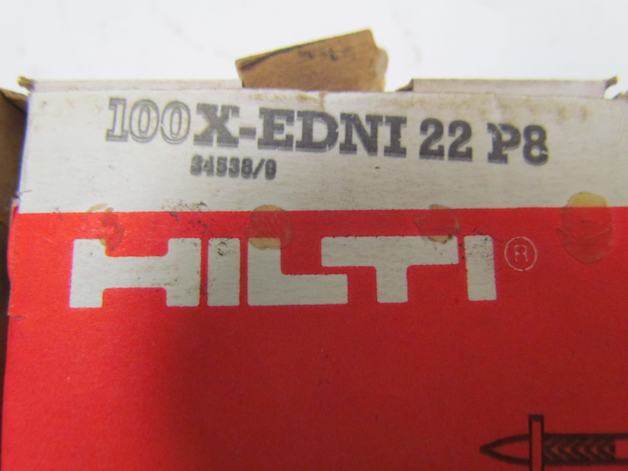 Hilti XEDNI 22P8 Carbon Steel 7/8"L Pin Nail Ballistic Fastener w
