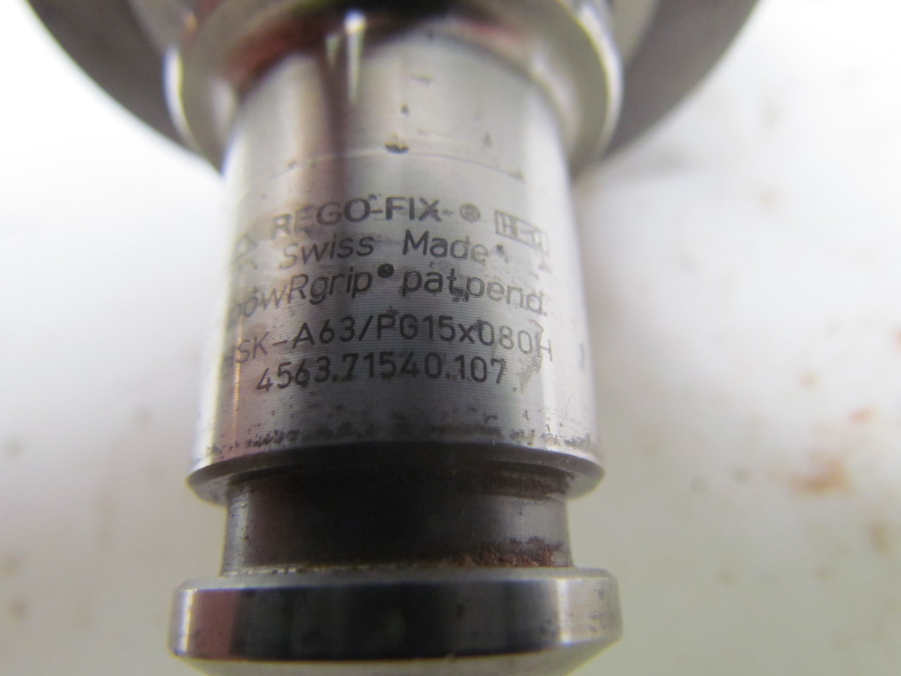 Regofix HSKa63/pg15x080h power grip clamping system h collet holder