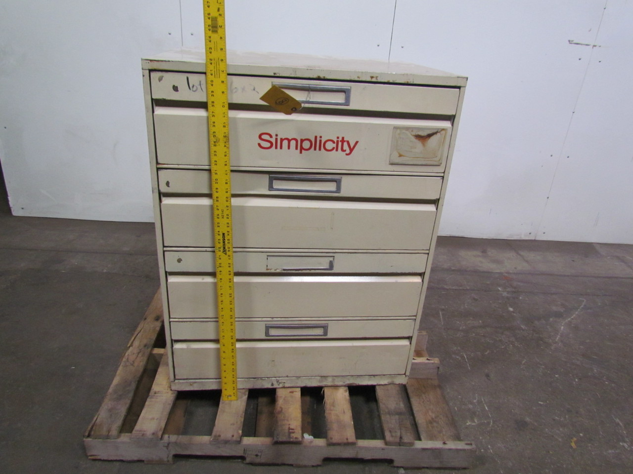 Vintage Simplicty 4 Drawer Sewing Pattern Filing/Tool 42"Hx25"Dx33"W eBay