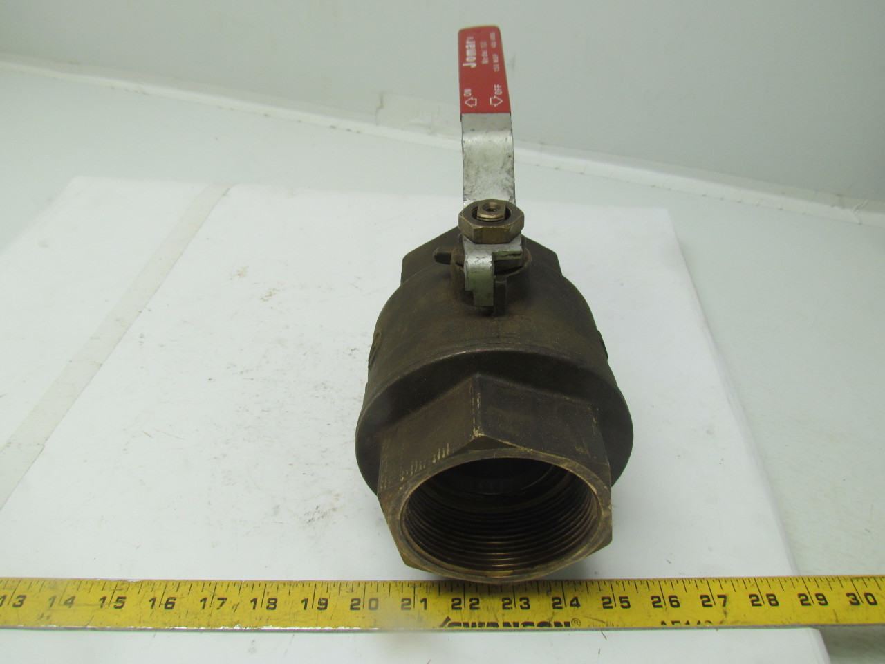 Jomar 100 3" brass full port ball valve 3"Npt eBay