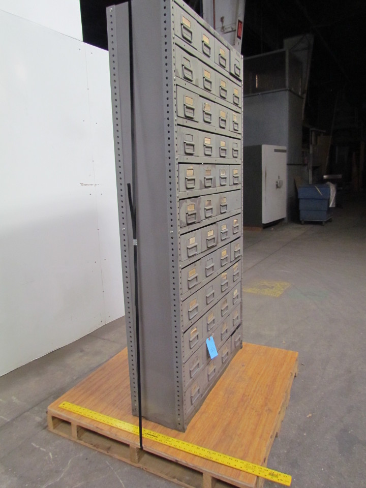 48 drawer industrial metal storage parts bin 75"hx36"wx12"D eBay