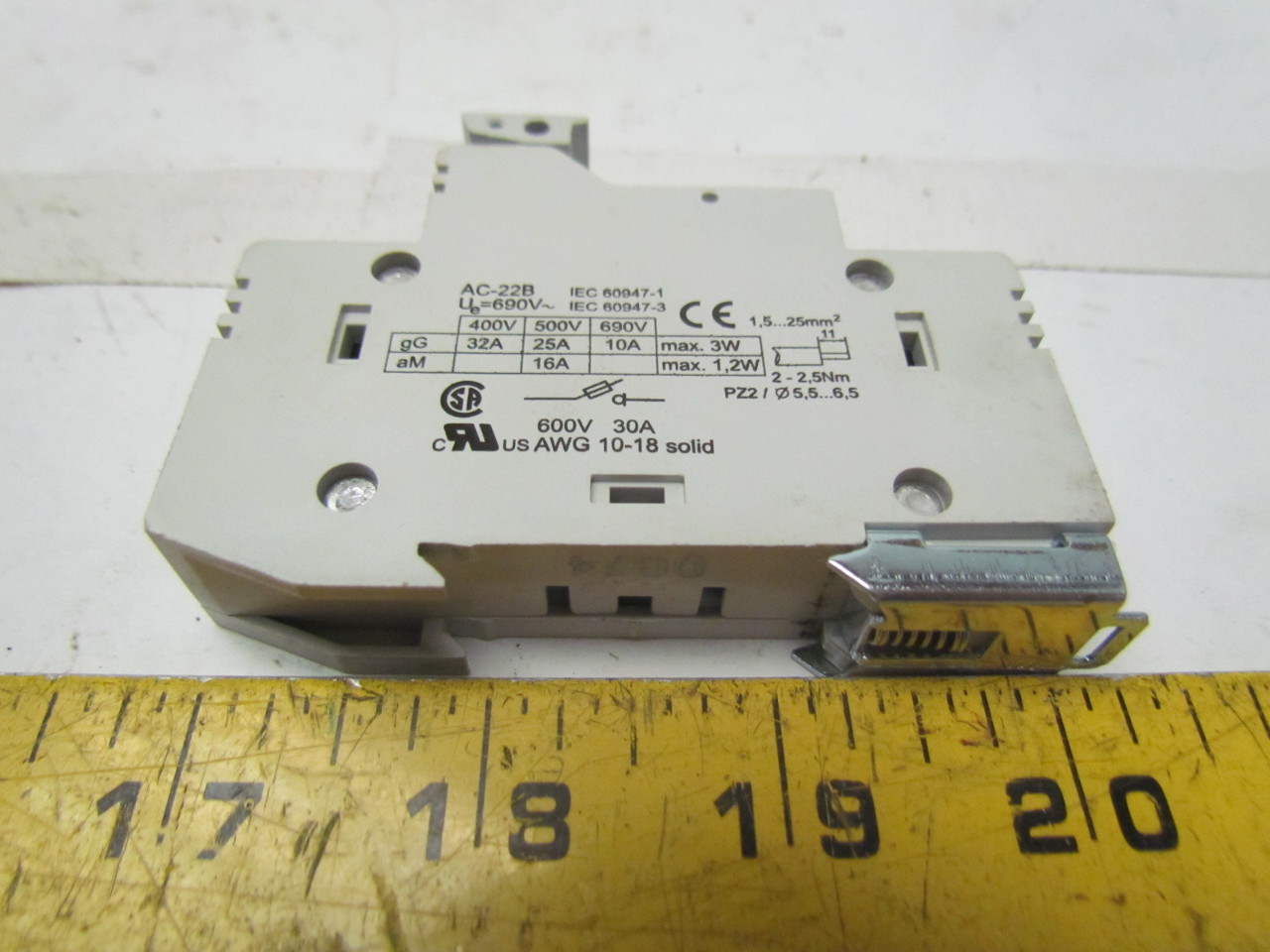 ETI VLC10 Fuse Holder 10x38 max.3W 32A 690V 1p eBay