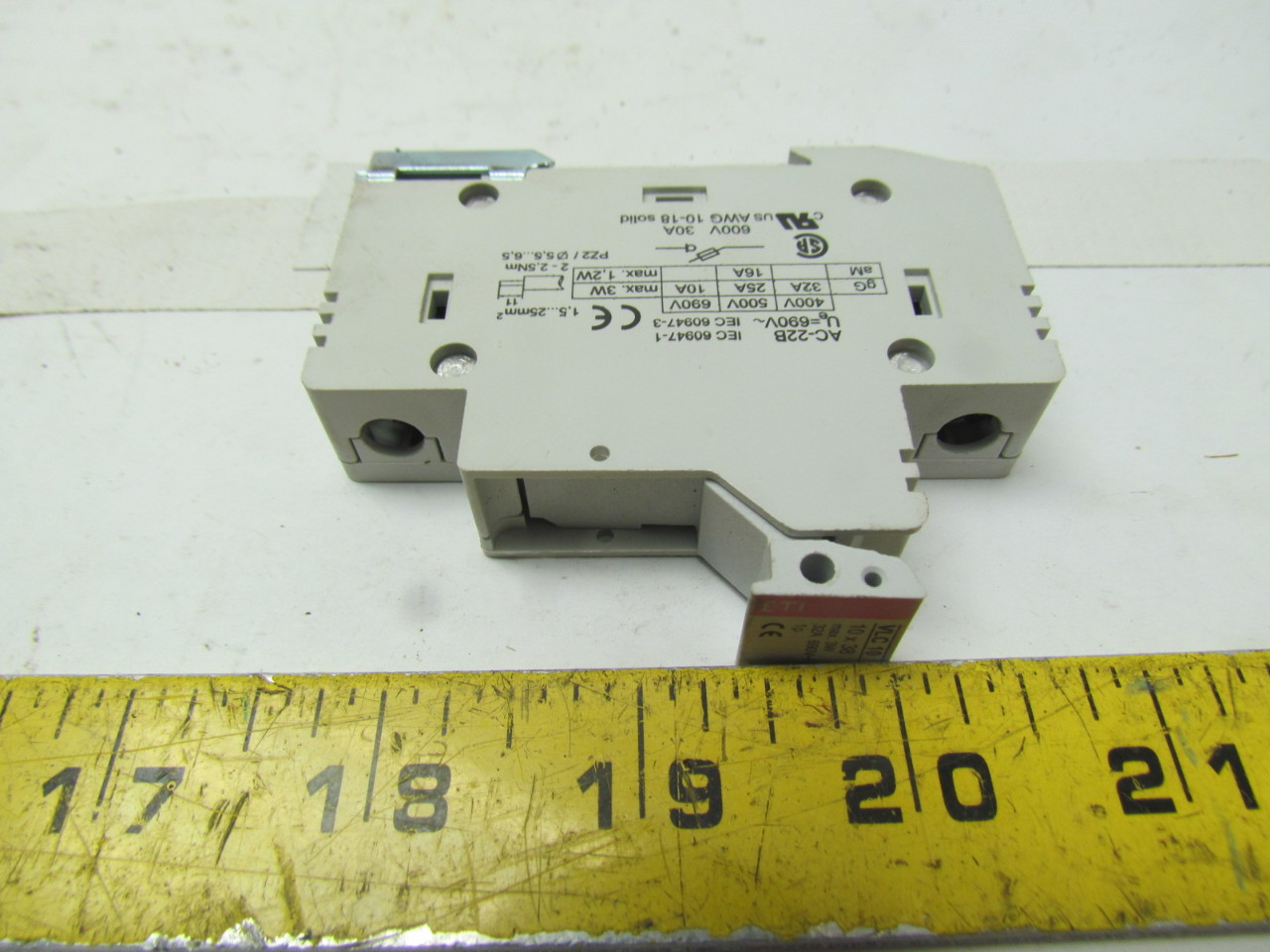 ETI VLC10 Fuse Holder 10x38 max.3W 32A 690V 1p eBay