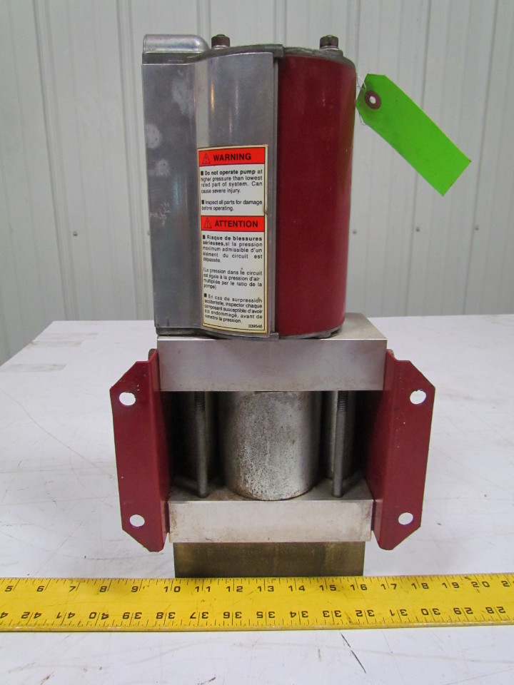 Alemite 9920 Stationary Pneumatic oil pump 3"Dia air Motor 1"NPTF Inlet