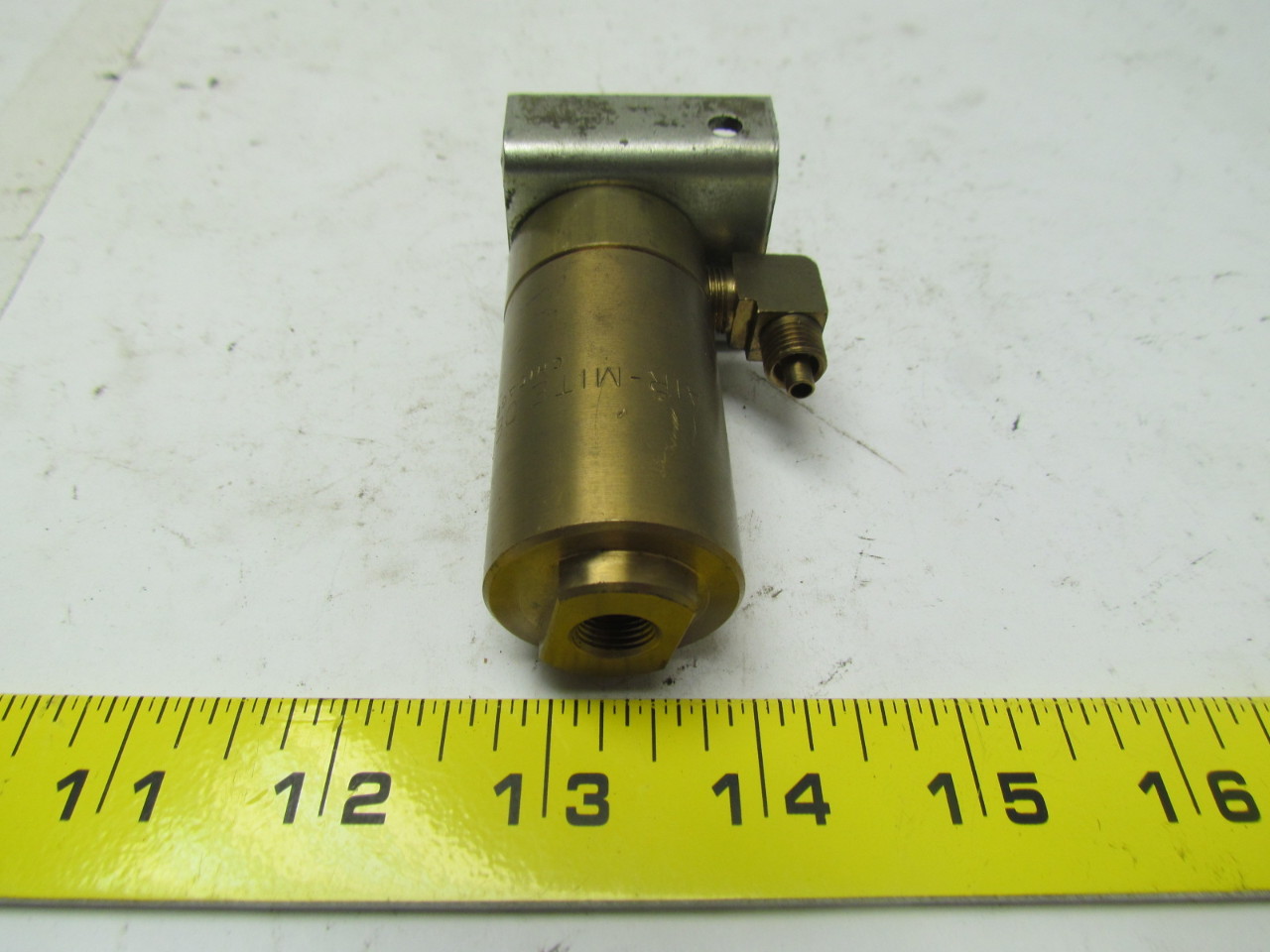AirMite 1" bore 1" stroke spring extend pneumatic brass cylinder eBay