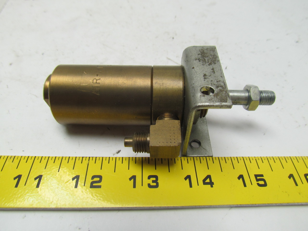 AirMite 1" bore 1" stroke spring extend pneumatic brass cylinder eBay