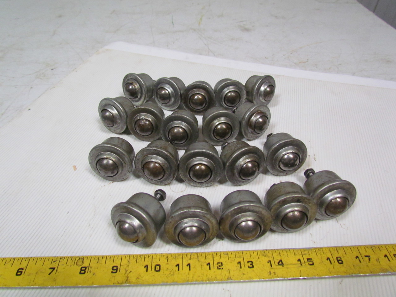 1" ball transfer Roller flanged 1/420 stud mount lot of 20
