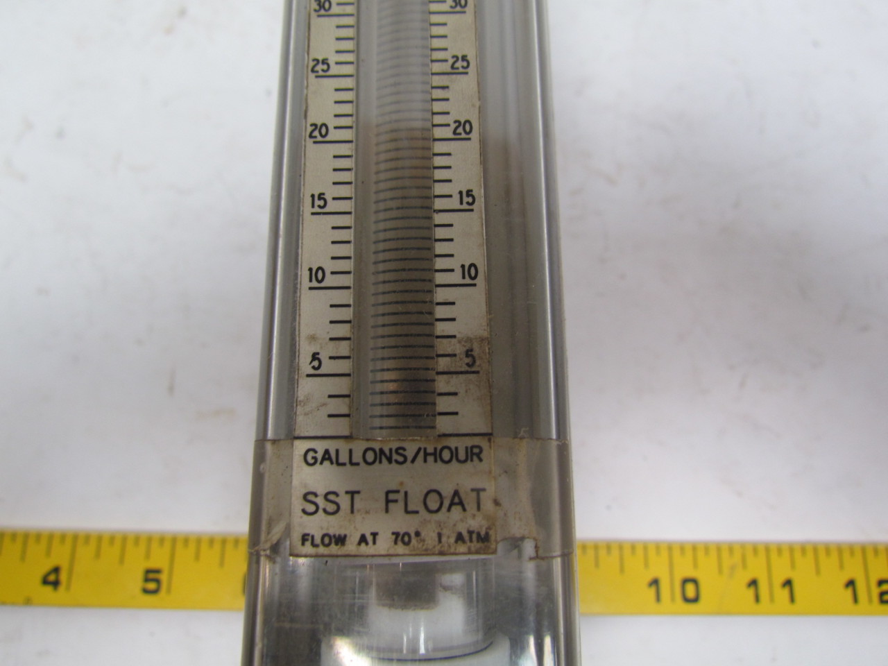 Gilmont GF45401250 Accucal flow meter gallons per hour w/3/8" hose