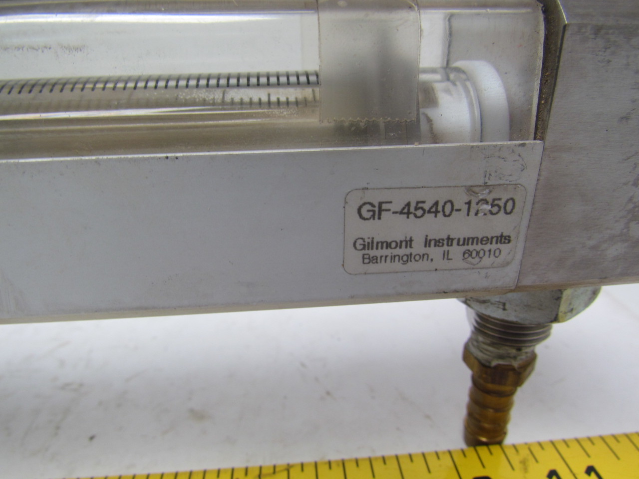 Gilmont GF45401250 Accucal flow meter gallons per hour w/3/8" hose barb eBay