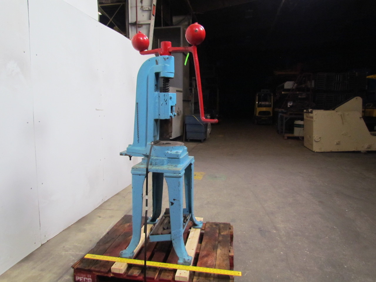 Screw type arbor press 2 balls vintage steam punk rare old school eBay