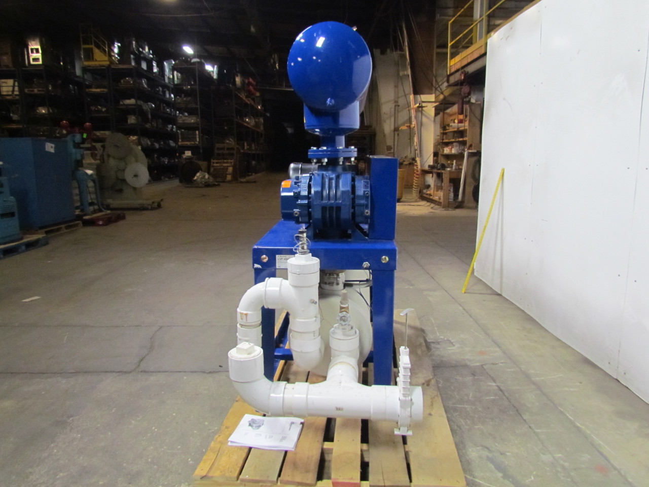 Delaval LVP 4500 GAEMKRD0145 15HP vacuum pump/blower unit 208230/460