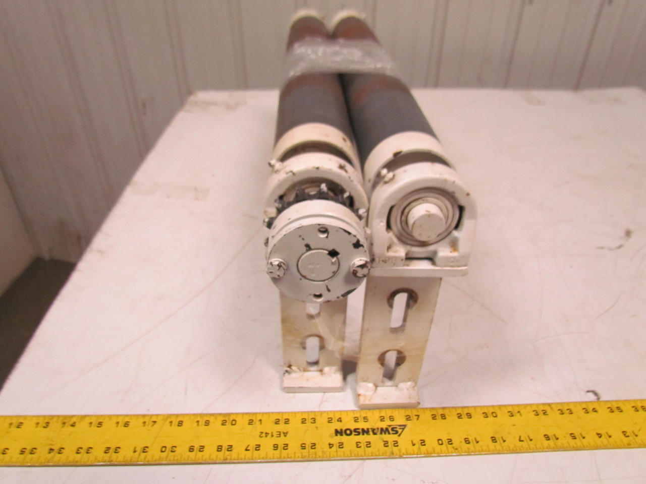 Conveyor Drive & Takeup Assy. Sold as 1 set 1"shaft 3"x24" steel w