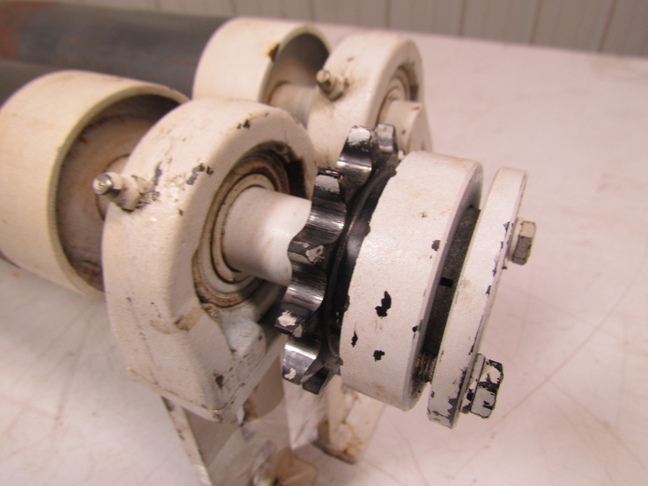 Conveyor Drive & Takeup Assy. Sold as 1 set 1"shaft 3"x24" steel w