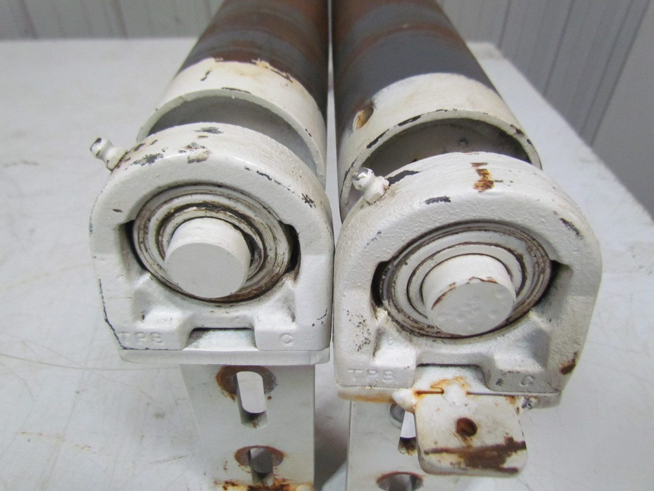 Conveyor Drive & Takeup Assy. Sold as 1 set 1"shaft 3"x24" steel w