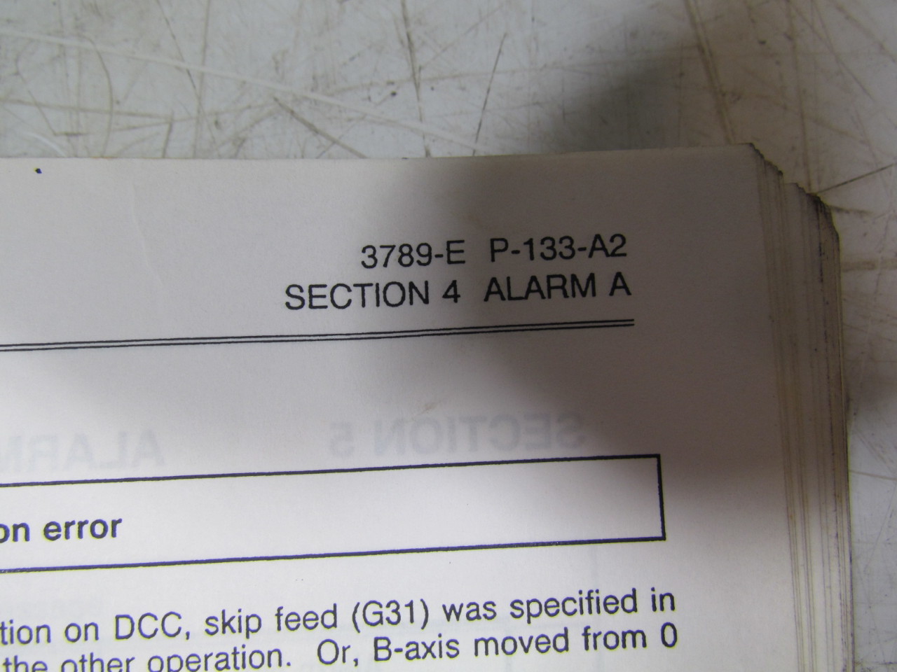 Okuma OSP7000M & OSP700M CNC system alarm & error list eBay