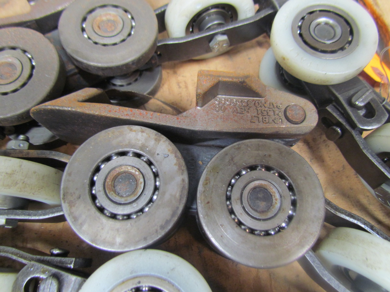 Unibilt 15' Nylon Wheel Overhead conveyor chain w/3 links part 21351 4