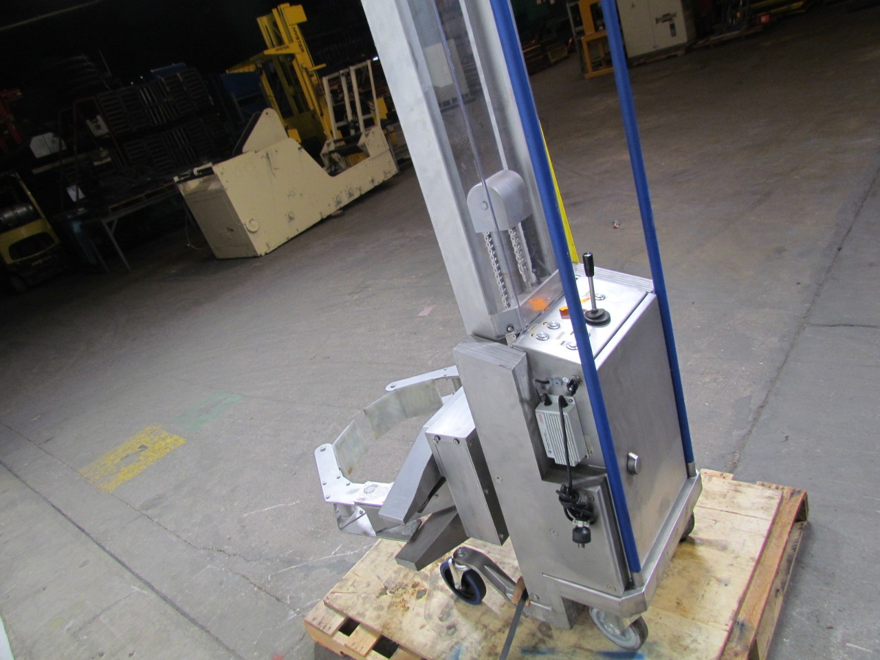 Robusto Reflex Powered stainless steel drum lifter/transporter w/clamp & rotator eBay