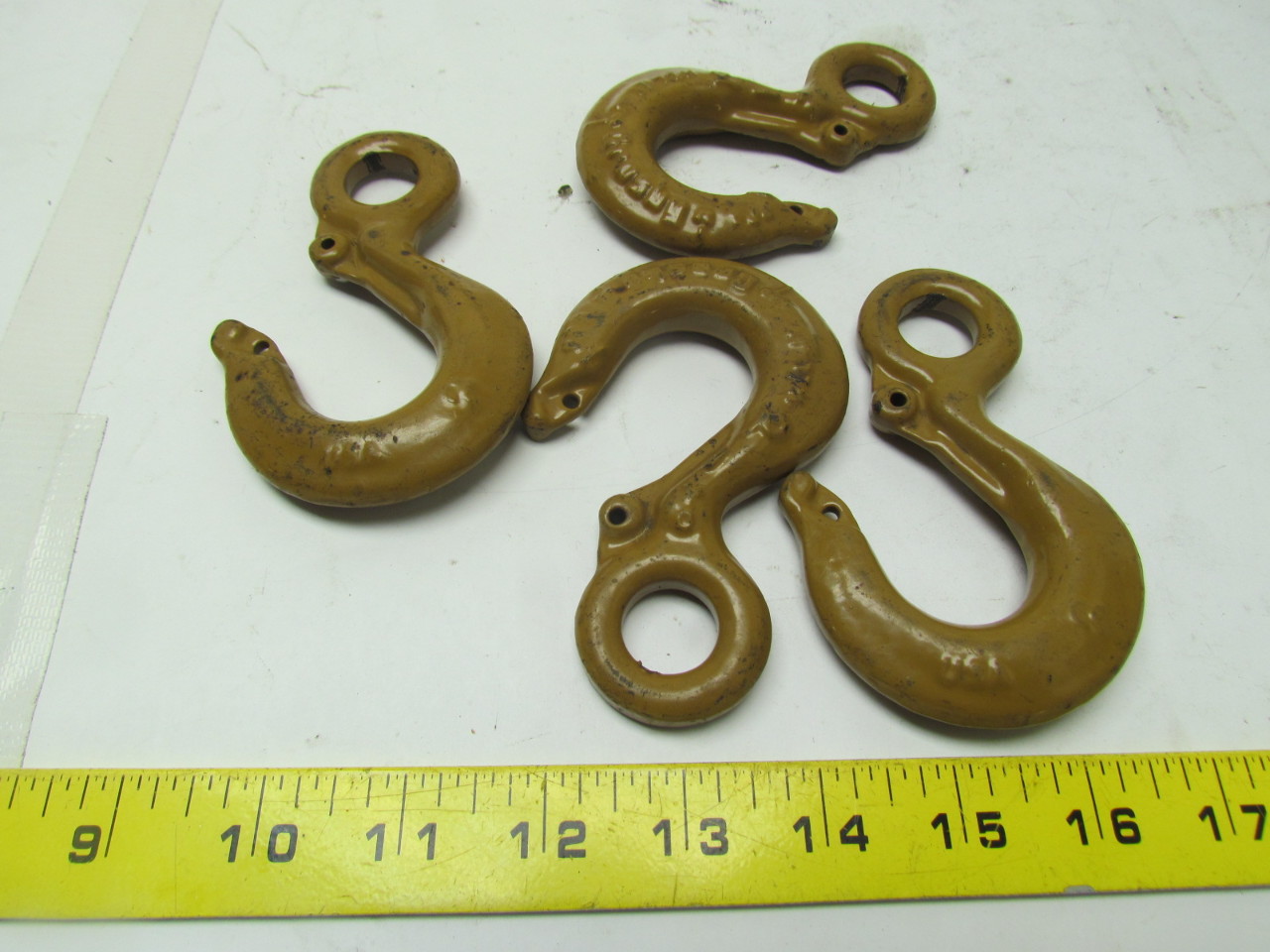 Crosby S320 Series Hoist Hook w/o latch1 ton lot of 4 eBay