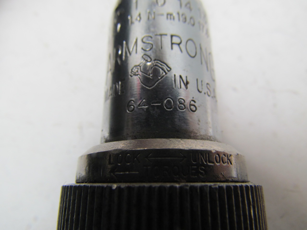 Armstrong 64086 Micrometer 1/2" drive torque wrench ratchet head 25