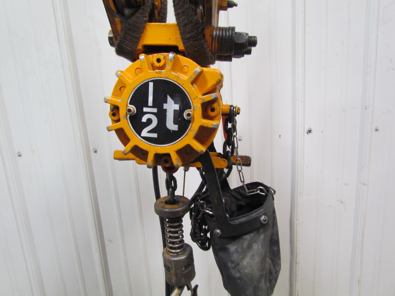 IR Ingersoll Rand 1/2 Ton Air Pneumatic Chain Hoist 9.5'Lift Pendant